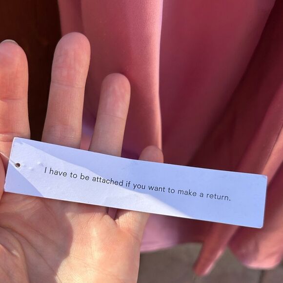 NWT Reformation Casette Silk Dress Sugar Plum size 12 - Picture 7 of 9